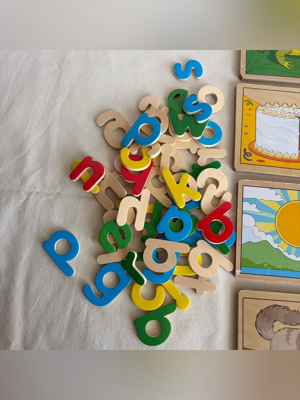 Melissa & Doug See and Spell Wooden Educational Alphabet Toy